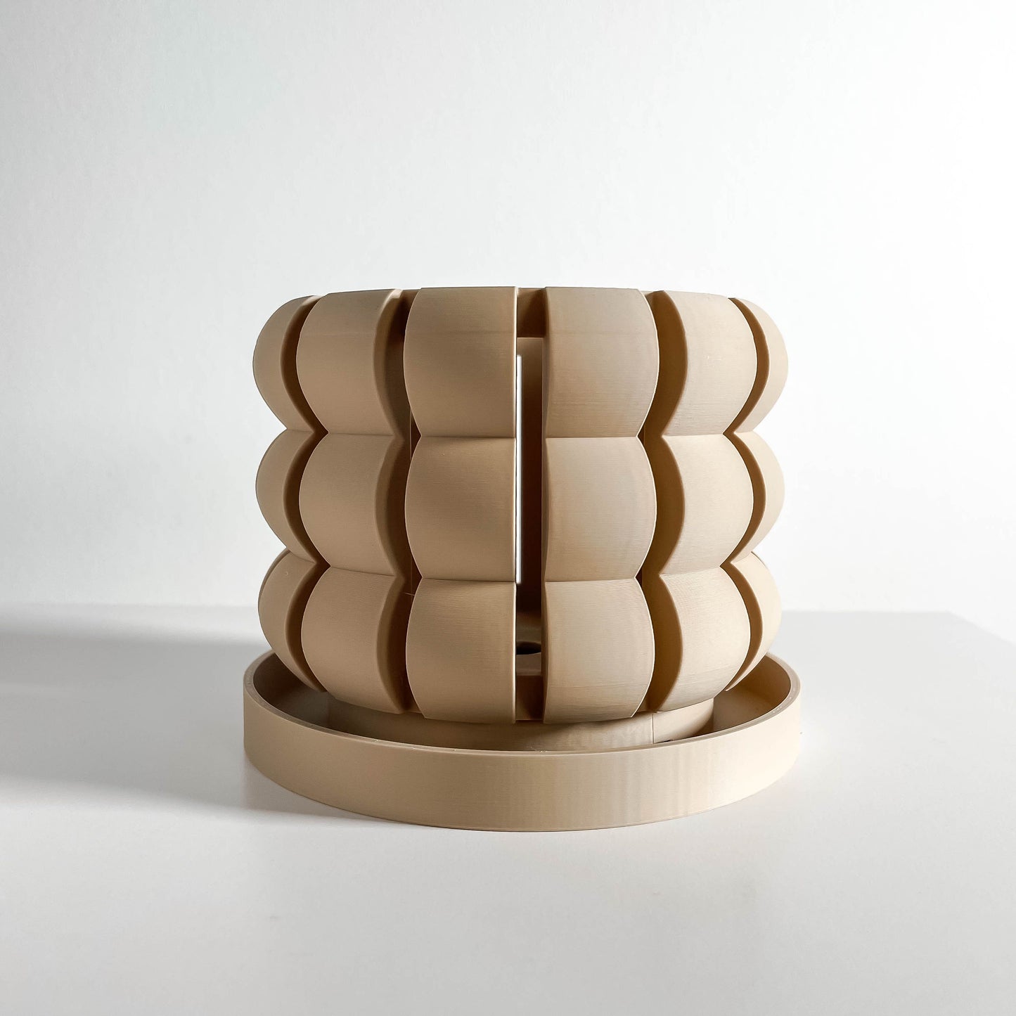 Orchid Pot, Geometric Root Viewing Planter, Contemporary-Scandinavian Bedside Plant Showcase