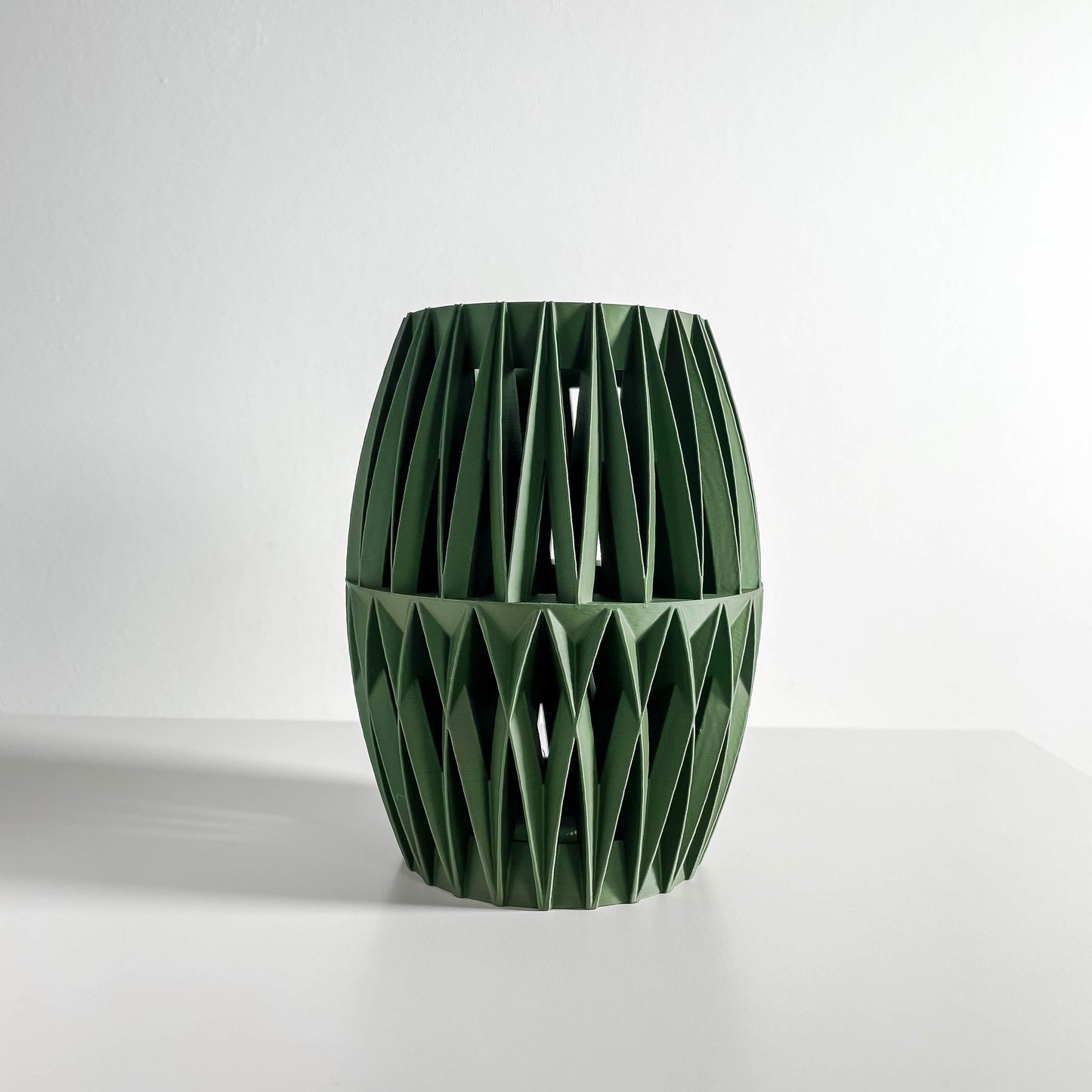 Vase Nordic Statement Vessel, Neutral Decorative Tabletop Flowerholder, Sculptural Accent