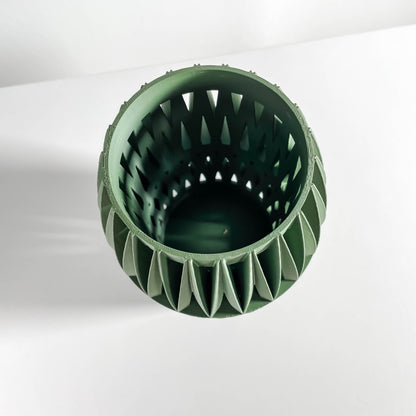 Vase Nordic Statement Vessel, Neutral Decorative Tabletop Flowerholder, Sculptural Accent