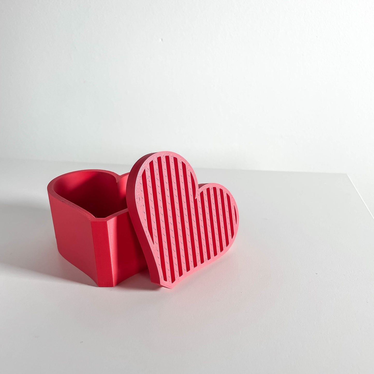 Trinket Jar, Heart-Shaped Vanity Catchall, Sculptural Jewelry Storage, Minimalist Organizer