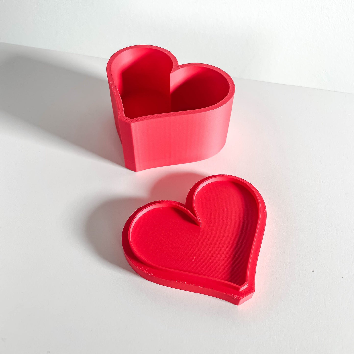 Trinket Jar, Heart-Shaped Vanity Catchall, Sculptural Jewelry Storage, Minimalist Organizer