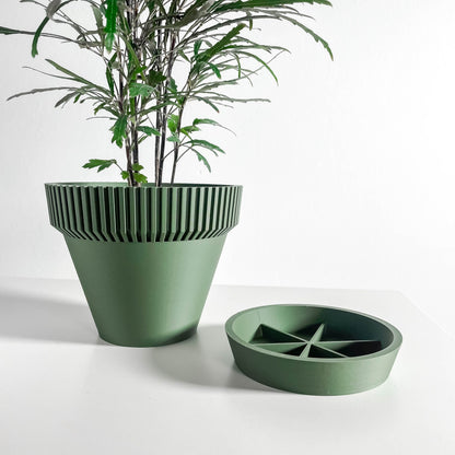 Indoor Planter, Sculptural Geometric Succulent Holder, Minimalist Desk Organizer Accent