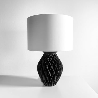 Table Lamp Modern, Architectural Bedside Workspace Reading Light, Minimalist Geometric