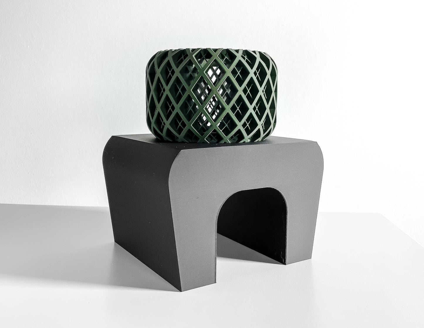 Plant Stand, Planter Riser, Minimalist Display, Mid Century Sculptural Pedestal.