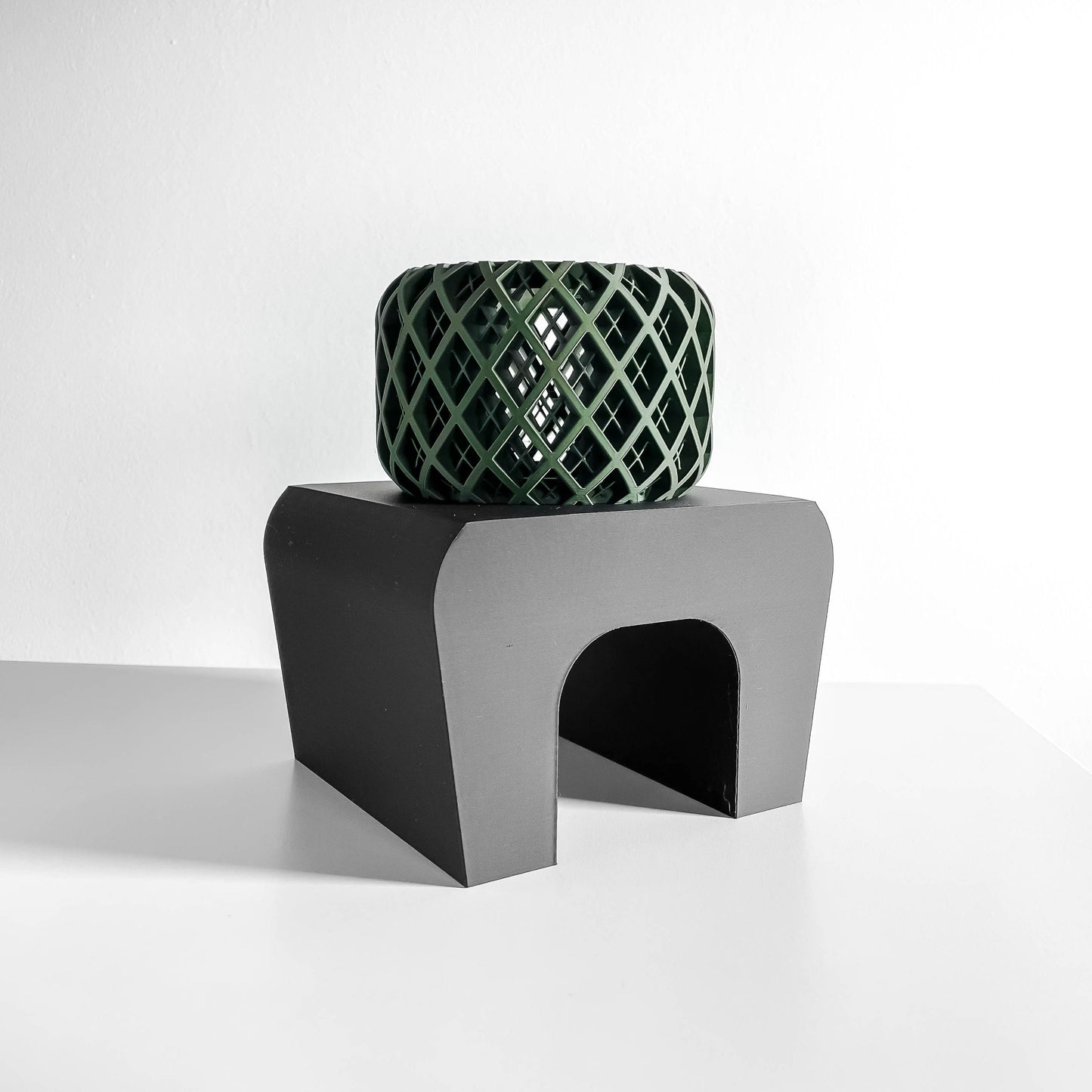 Plant Stand, Planter Riser, Minimalist Display, Mid Century Sculptural Pedestal.