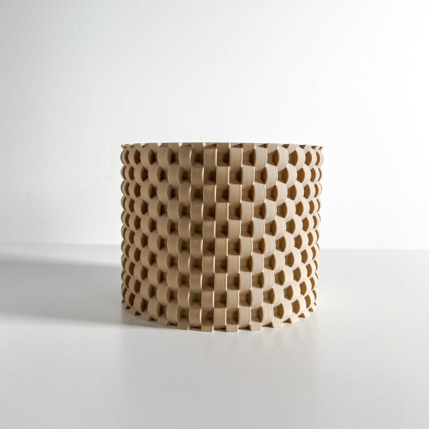 Decorative Planter Pot, Indoor Succulent Holder, Herb Container, Small Flower Desk Organizer, Sculptural Accent