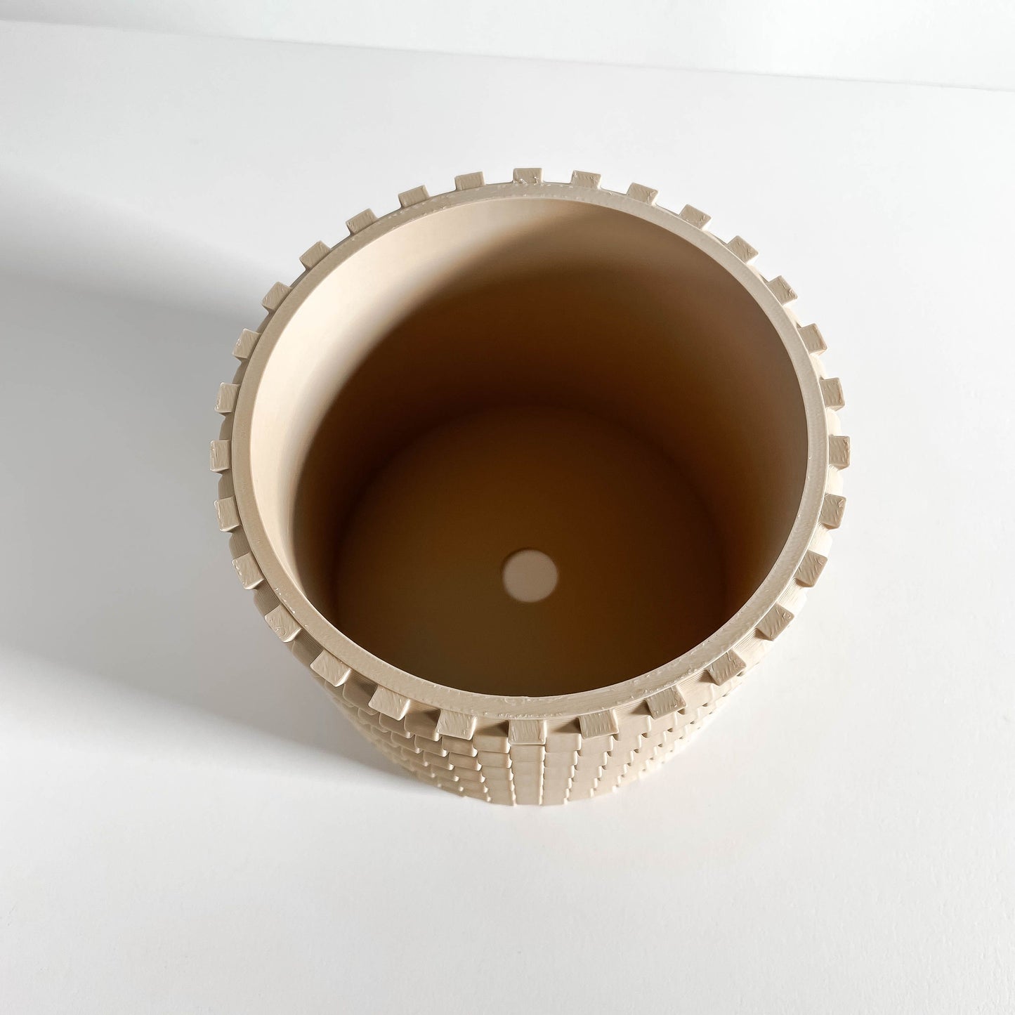 Decorative Planter Pot, Indoor Succulent Holder, Herb Container, Small Flower Desk Organizer, Sculptural Accent