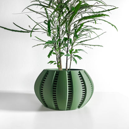 Scandinavian Style Planter Pot, Stylish Artistic Vessel, Geometric Indoor Herb Succulent Organizer, Flowering Decor