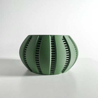 Scandinavian Style Planter Pot, Stylish Artistic Vessel, Geometric Indoor Herb Succulent Organizer, Flowering Decor