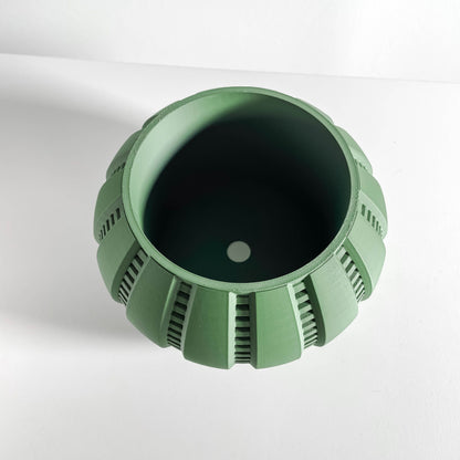 Scandinavian Style Planter Pot, Stylish Artistic Vessel, Geometric Indoor Herb Succulent Organizer, Flowering Decor