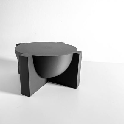 Sculptural Plant Stand, Interior Riser, Contemporary Pedestal for Planters, Minimalist Japandi Design