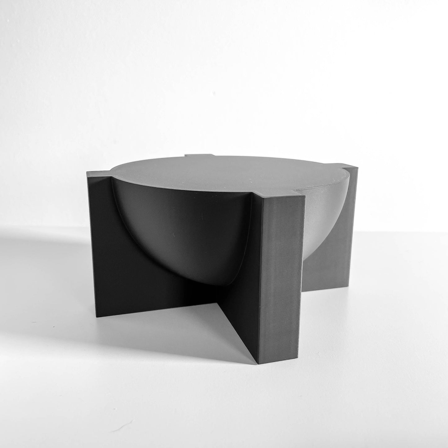 Sculptural Plant Stand, Interior Riser, Contemporary Pedestal for Planters, Minimalist Japandi Design