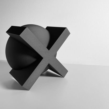 Sculptural Plant Stand, Interior Riser, Contemporary Pedestal for Planters, Minimalist Japandi Design