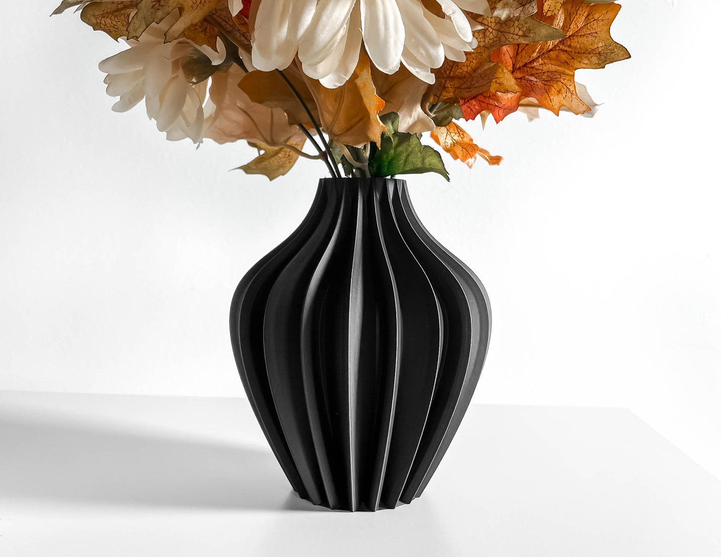 Geometric Vase, Nordic Architectural Flower Holder, Tabletop Artistic Deco Minimalist