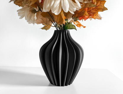 Geometric Vase, Nordic Architectural Flower Holder, Tabletop Artistic Deco Minimalist