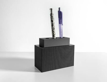 Pen Holder Desk Organizer, Pencil Cup, Minimal Modern Office Container, Makeup Brush Stand, Workspace