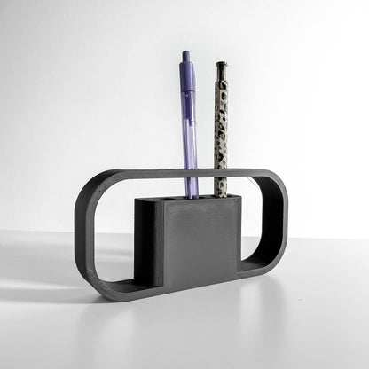 Pen holder, Workspace organizer, Contemporary pencil container for office workstation
