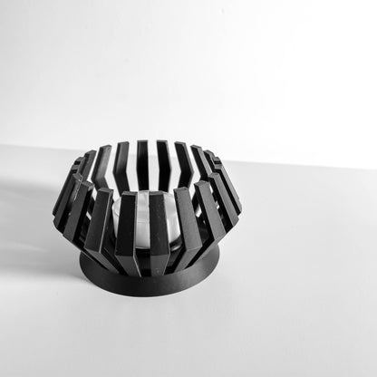 Candle Holder, Tealight Votive, Ambient Table Accent, Minimalist Scandinavian Sculpture