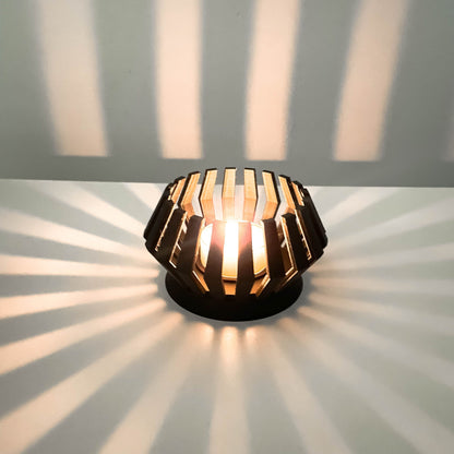 Candle Holder, Tealight Votive, Ambient Table Accent, Minimalist Scandinavian Sculpture