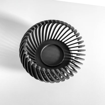 Candle Holder, Sculptural Geometric Tealight Votive, Minimalist Nordic Tabletop Accent