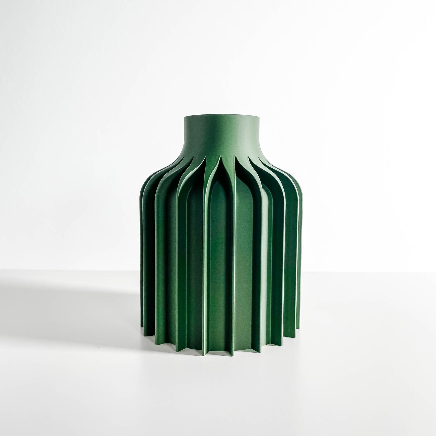 Modernist Vase, Curved Table Decor, Floral Display, Desk Planter, Organic Shape, Accentware, Gallery inspired