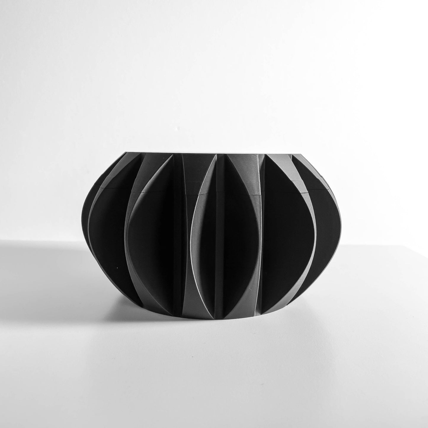 lidded storage jar, twist lid organizer, countertop vanity container, minimalist