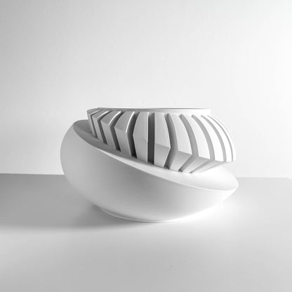 Planter Pot, Sculptural Vessel, Indoor Herb Container, Succulent Desk Organizer.