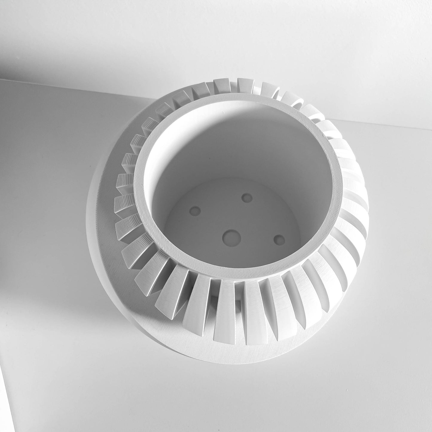 Planter Pot, Sculptural Vessel, Indoor Herb Container, Succulent Desk Organizer.