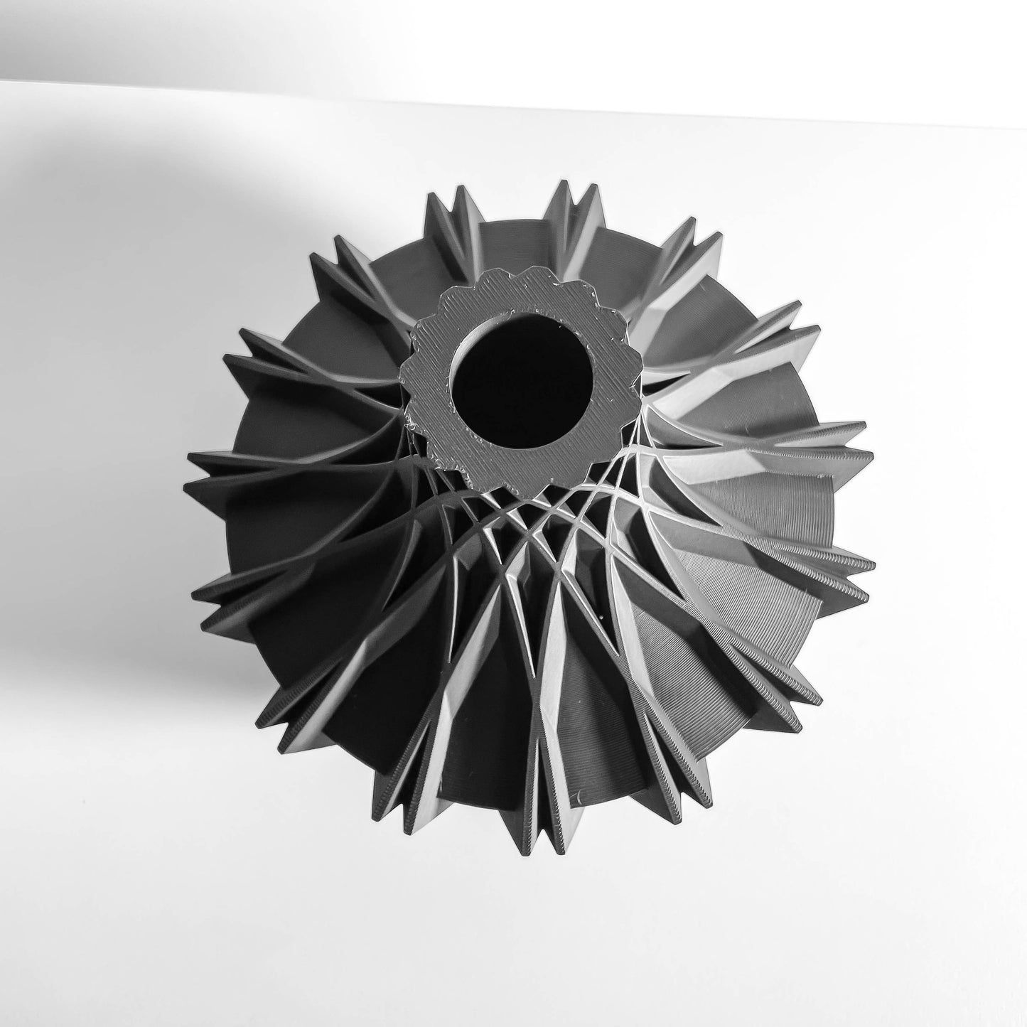 Tabletop Vase, Sculptural Geometric Vessel, Contemporary Desk Accent, Bud Holder