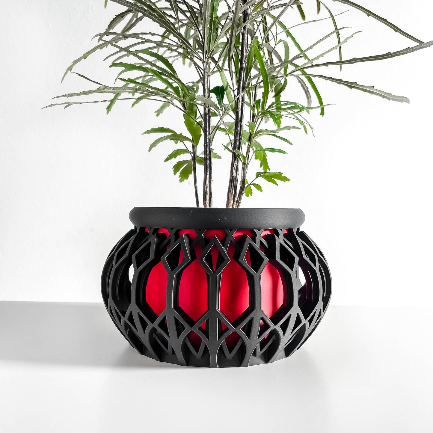 Planter Pot, Indoor Herb Holder, Worksurface Succulent Container, Minimalist Accent