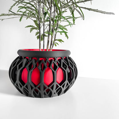 Planter Pot, Indoor Herb Holder, Worksurface Succulent Container, Minimalist Accent