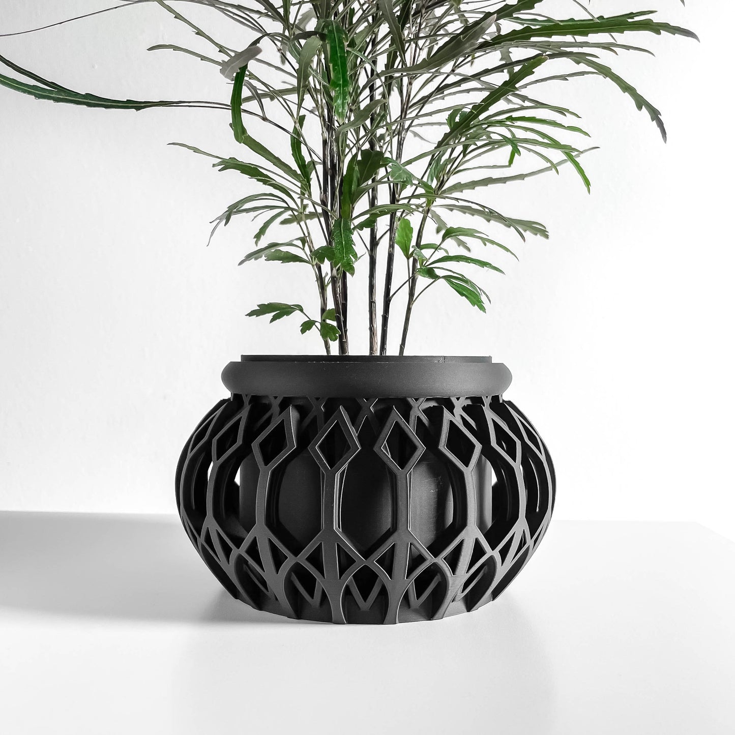 Planter Pot, Indoor Herb Holder, Worksurface Succulent Container, Minimalist Accent