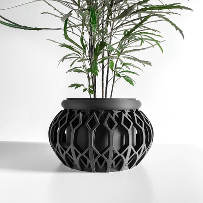 Planter Pot, Indoor Herb Holder, Worksurface Succulent Container, Minimalist Accent