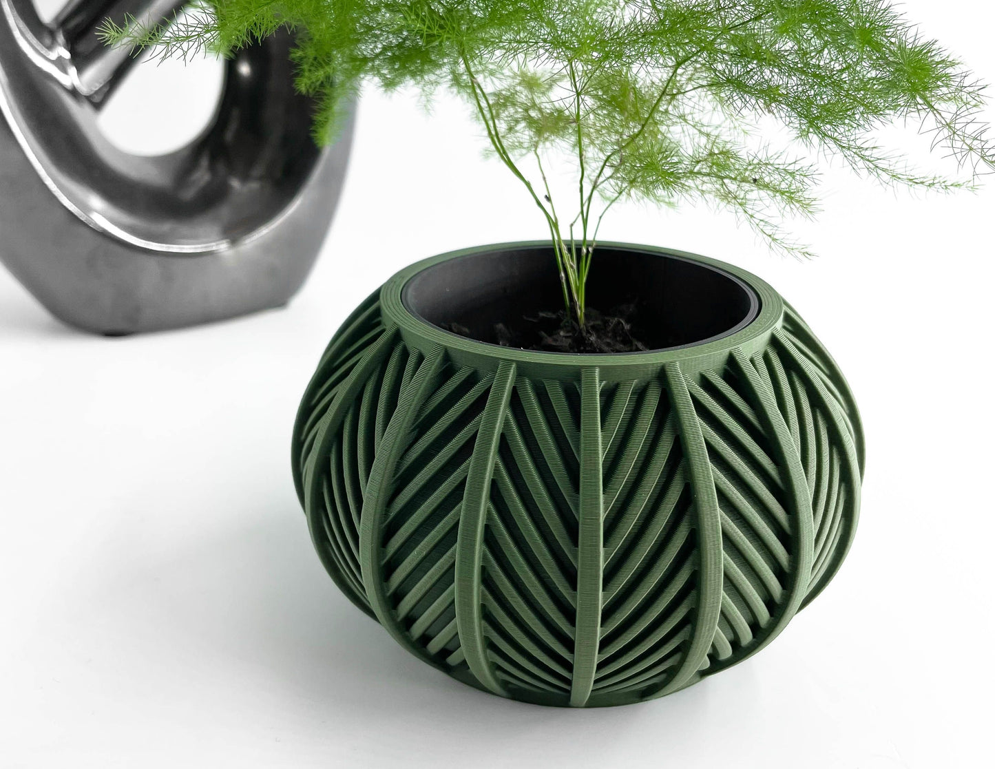 Succulent Planter, Geometric Pot, Nordic Herb Container, Minimalist Desk Organizer