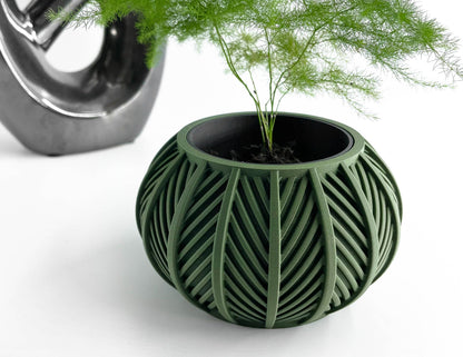 Succulent Planter, Geometric Pot, Nordic Herb Container, Minimalist Desk Organizer