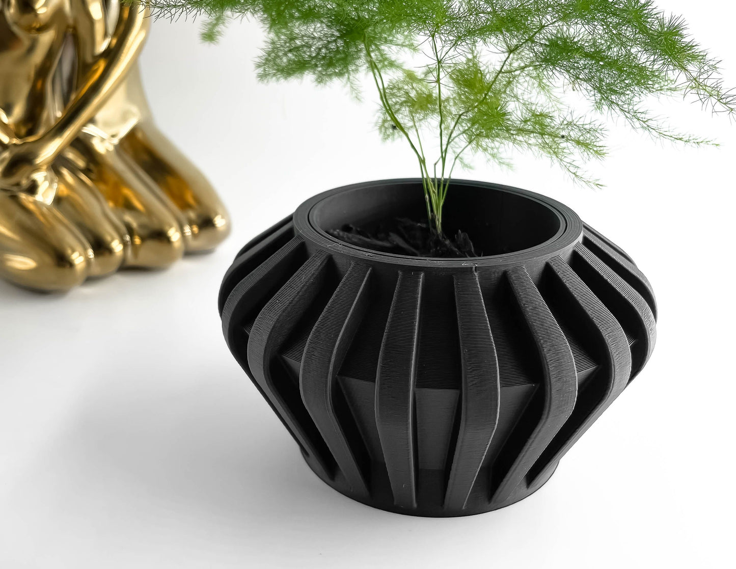 planter pot, indoor succulent vessel, desktop herb organizer, nordic contemporary