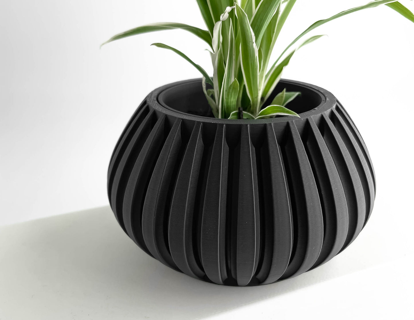 Planter Pot, Contemporary Minimalist Indoor Plant Holder, Succulent Desktop Organizer